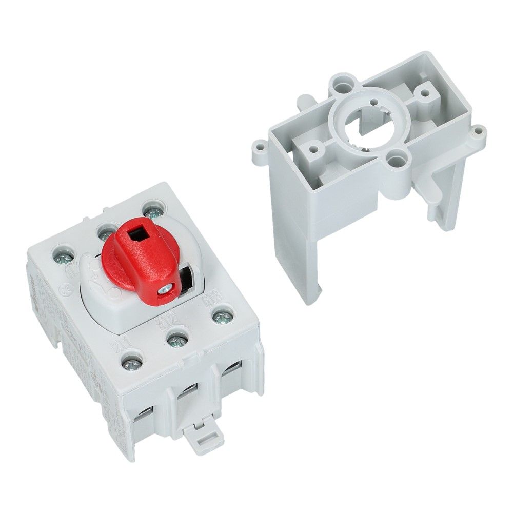 Inbouw kit voor KU basis element 3 polig zwart IP66