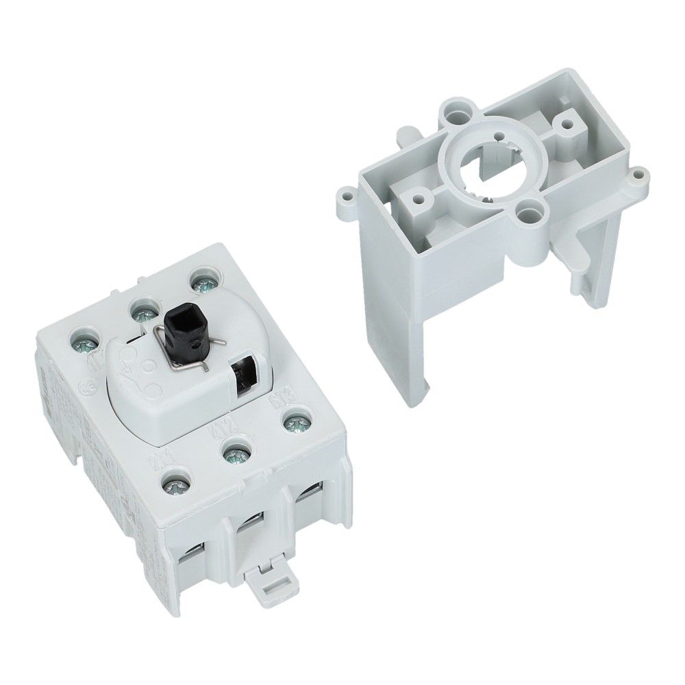 Inbouw kit voor KU basis element 3 polig geel/rood IP66