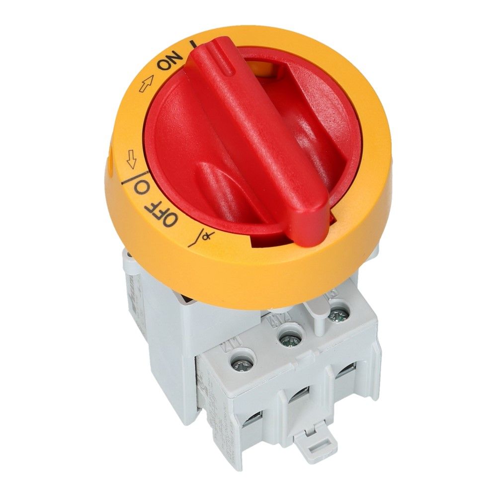 Inbouw kit voor KU basis element 3 polig geel/rood IP66