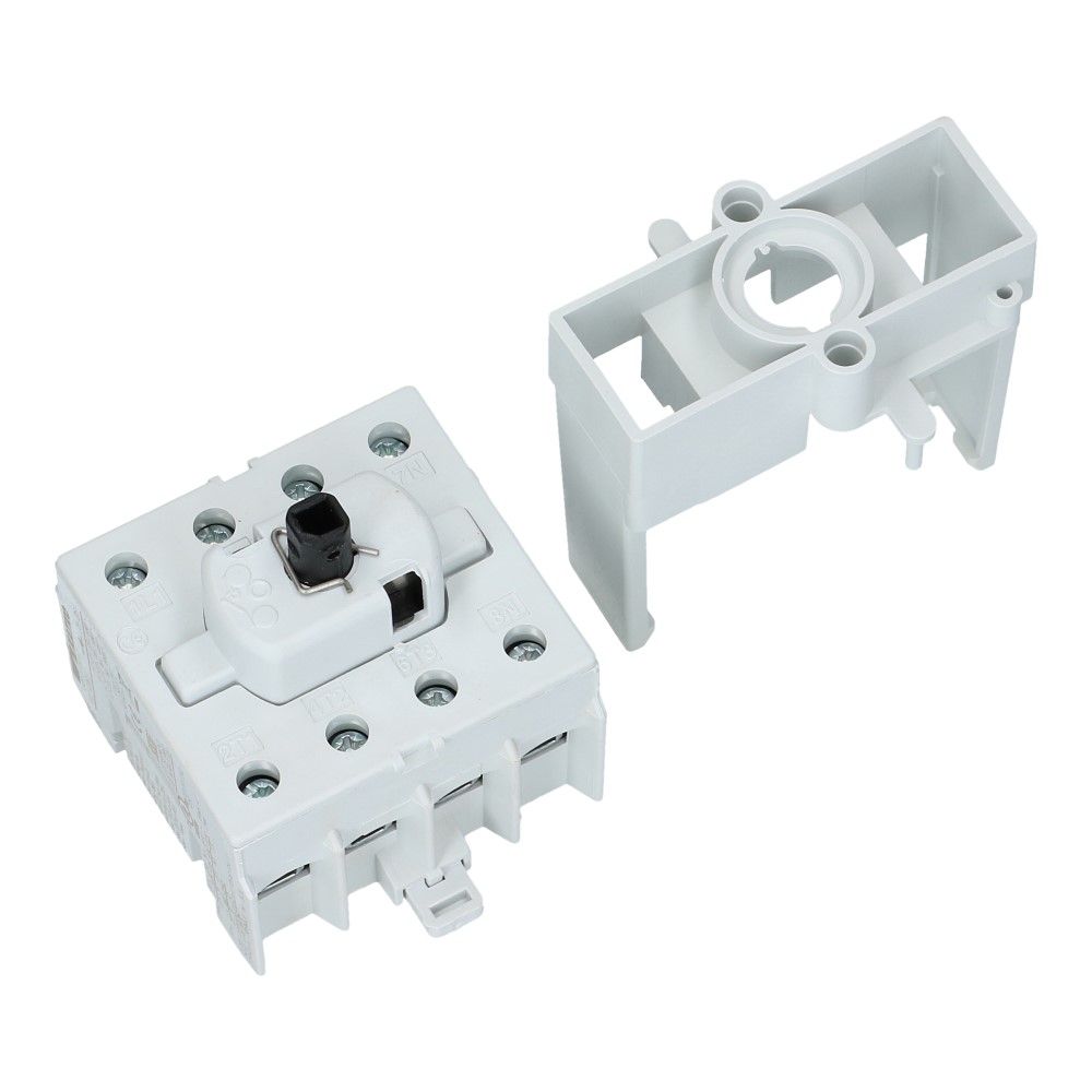 Inbouw kit voor KU basis element 4 polig zwart IP66