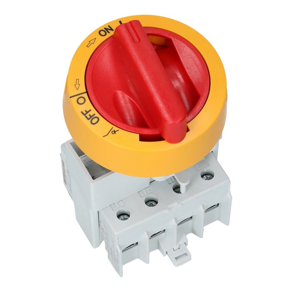 Inbouw kit voor KU basis element 4 polig geel/rood IP66