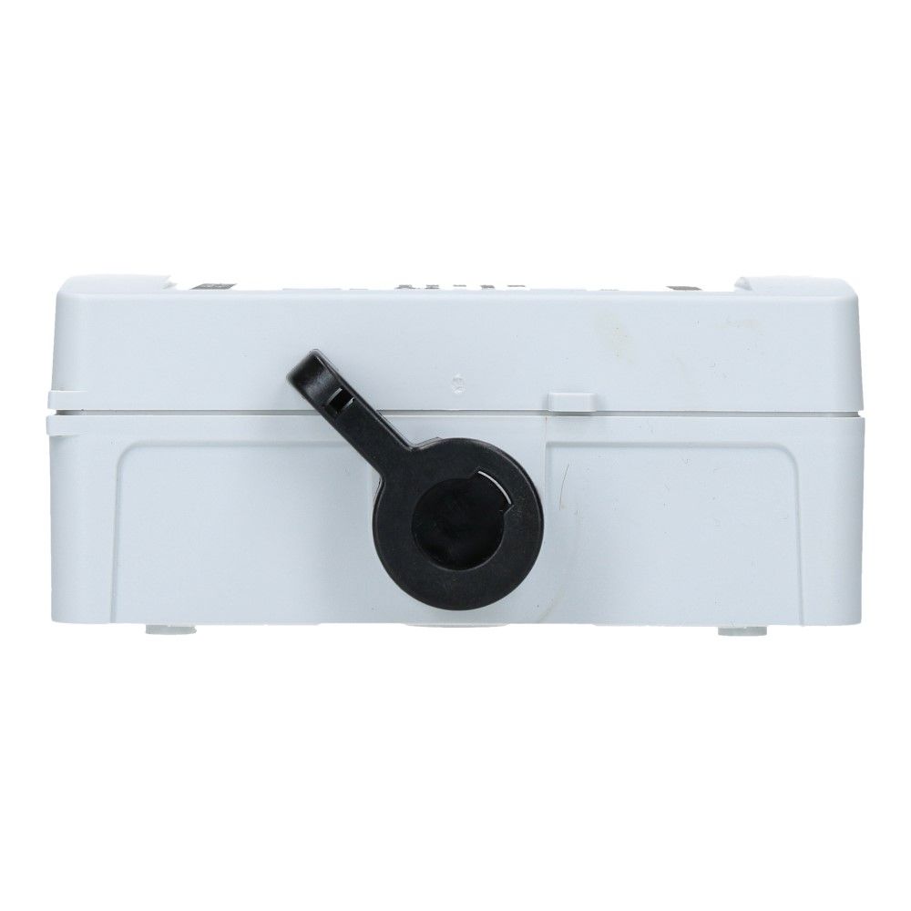 Werkschakelaar IP67 2 polig 16A 83x128x55mm zwart zijhefboom hendel ABS