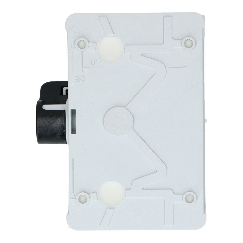 Werkschakelaar IP67 2 polig 16A 83x128x55mm zwart zijhefboom hendel ABS
