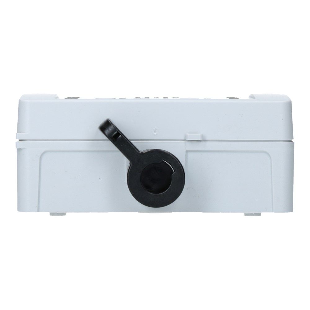 Werkschakelaar IP67 4 polig 16A 83x128x55mm zwart zijhefboom hendel ABS
