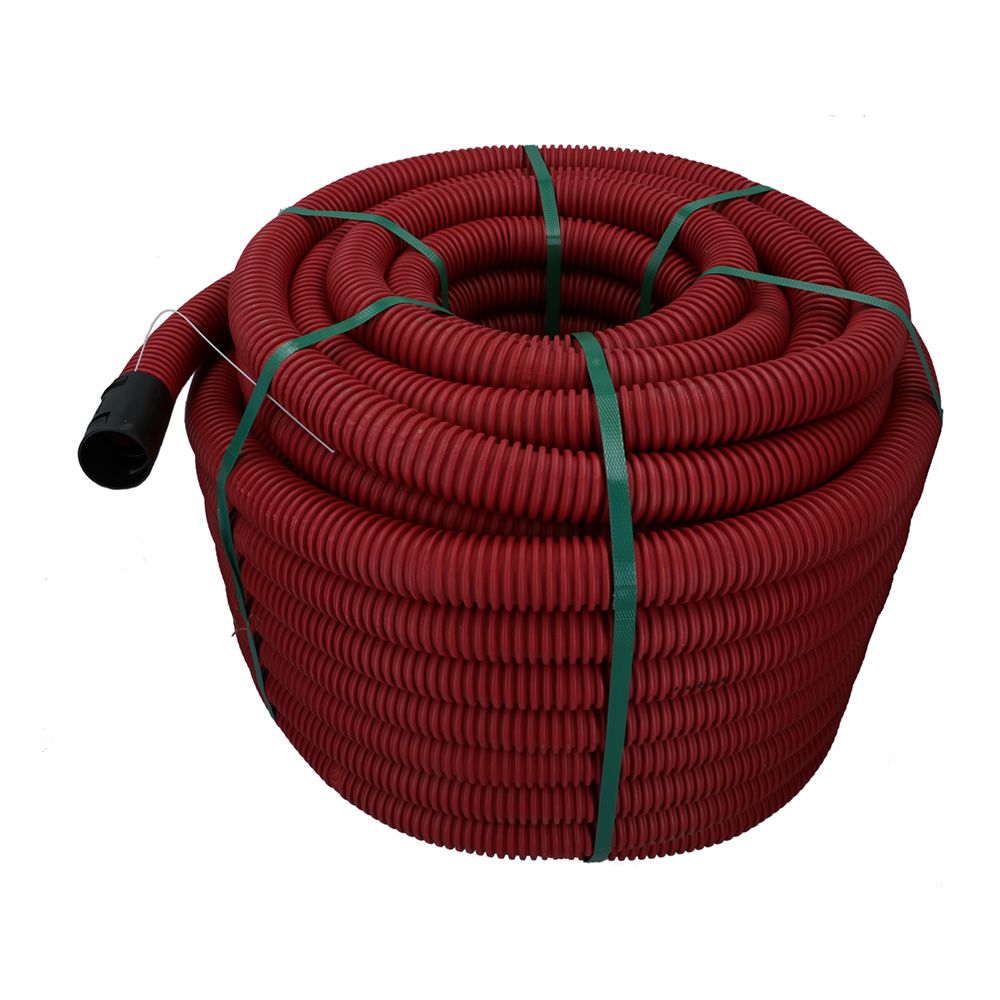 Mantelbuis met nylon trekkoord 110mm - 50 meter