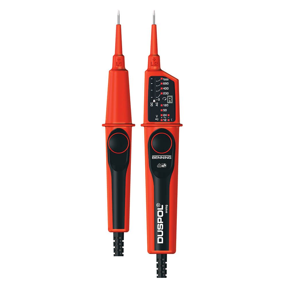 Duspol Analog 2 polig spanningstester 12-1000V AC/DC