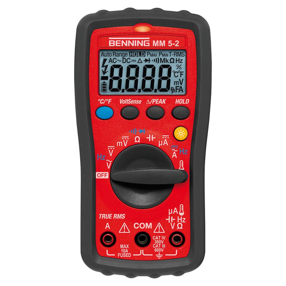 Digitale multimeter MM 5-2 True RMS 0.1mV-600V AC/DC