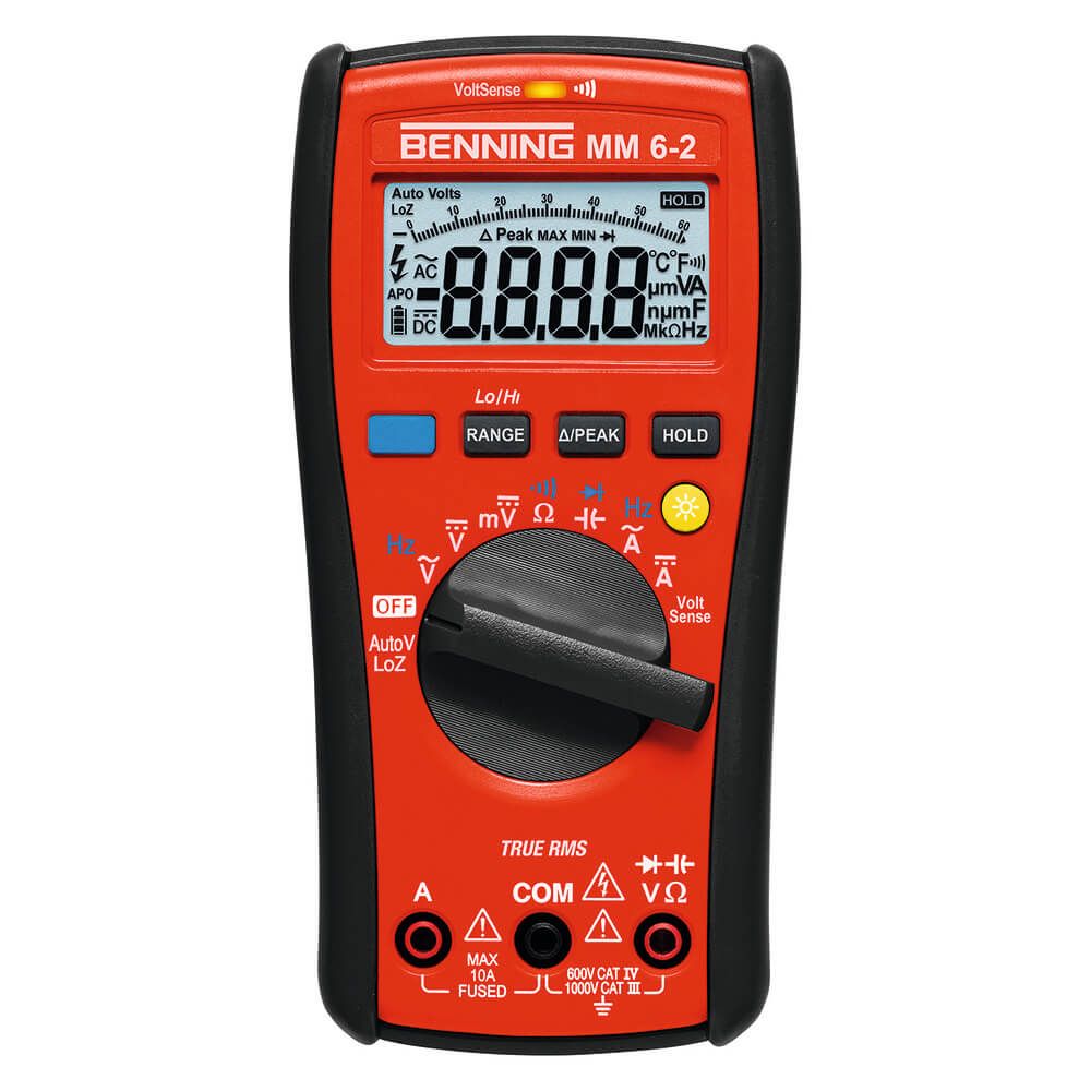 Digitale multimeter MM 6-2 True RMS 0.1mV-1000V AC/DC