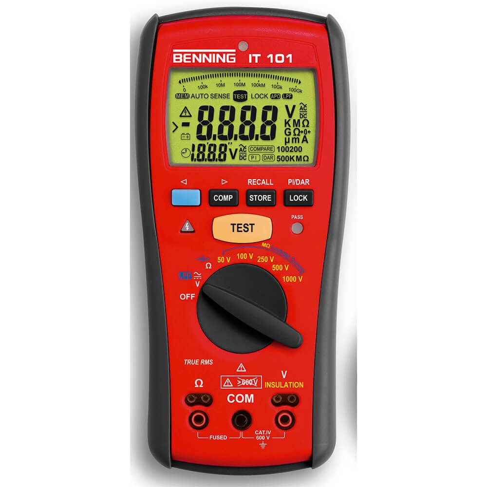 Isolatietester en weerstandstester IT 101 True RMS
