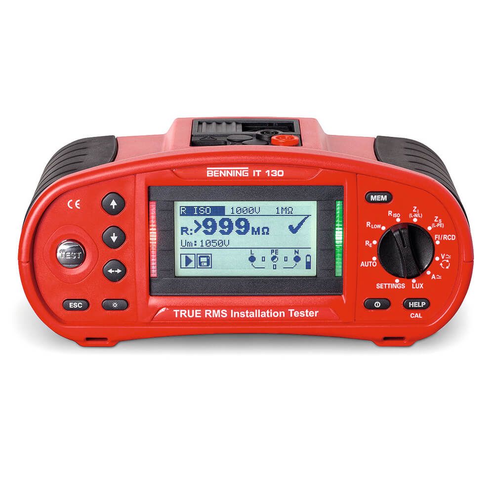 Installatietester IT 130 True RMS met USB en RS232