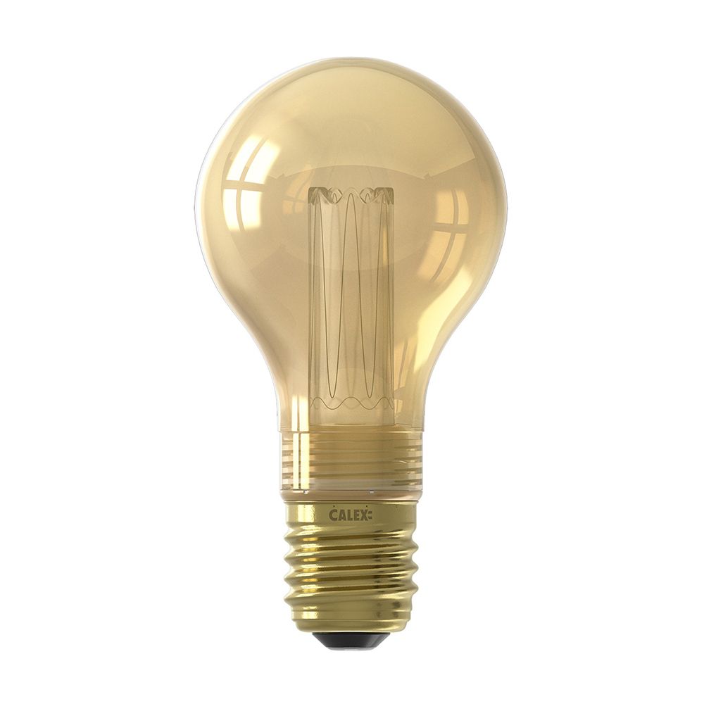 Calex LED lamp goud A60 E27 3.5W 60lm 1800K dimbaar