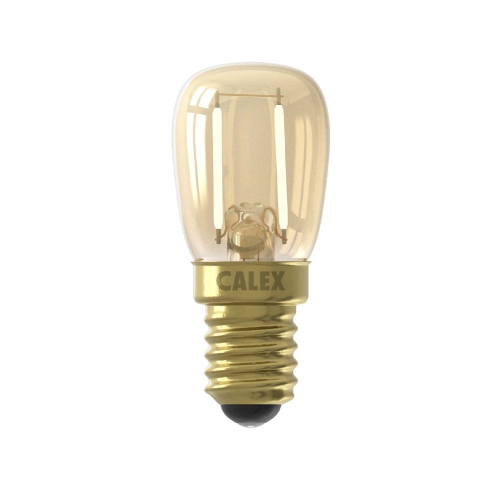 Calex LED Filament Schakelbord lamp goud T26 E14 2.7W 250lm 2100K 