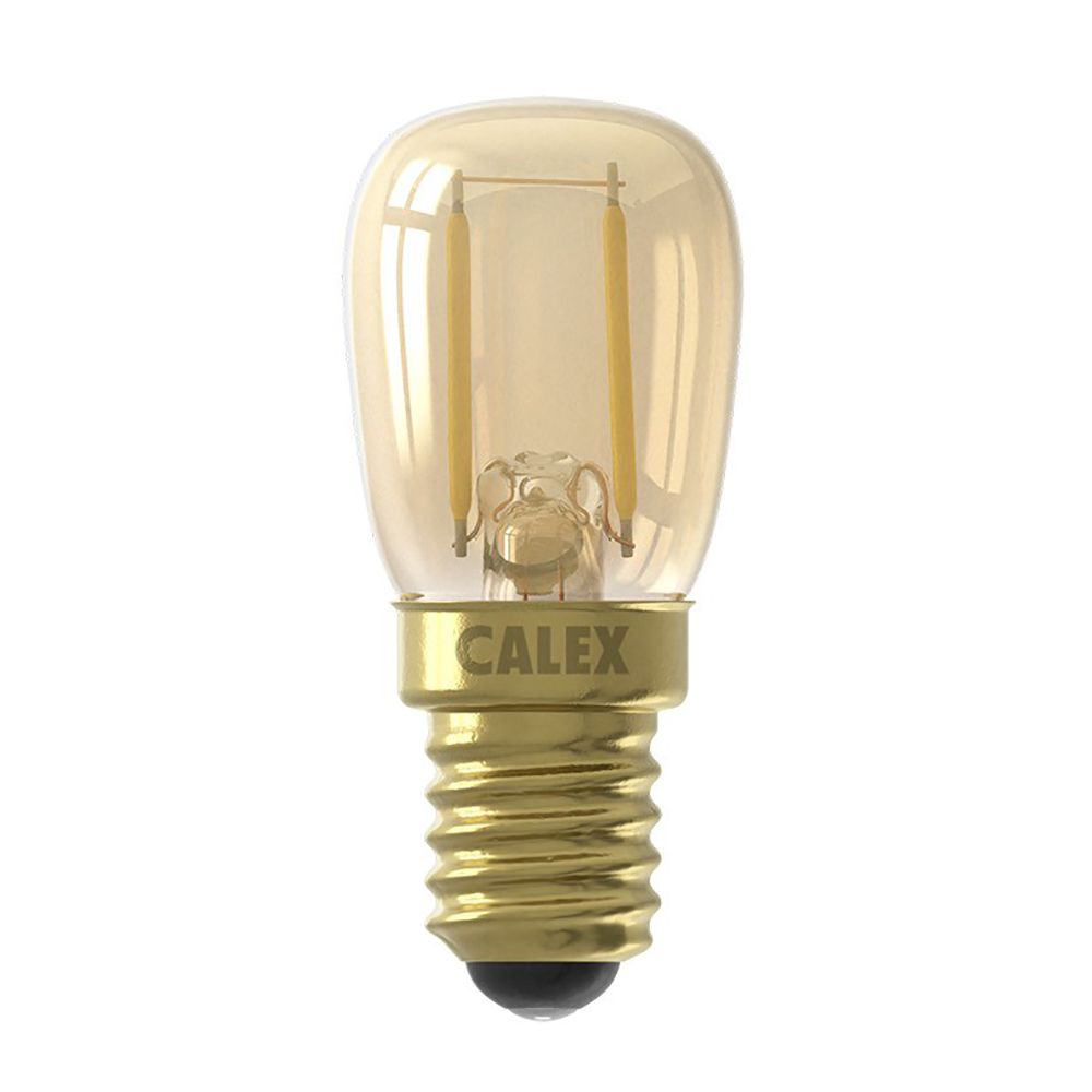 Calex LED Filament Schakelbord lamp goud T26 E14 2.7W 250lm 2100K 