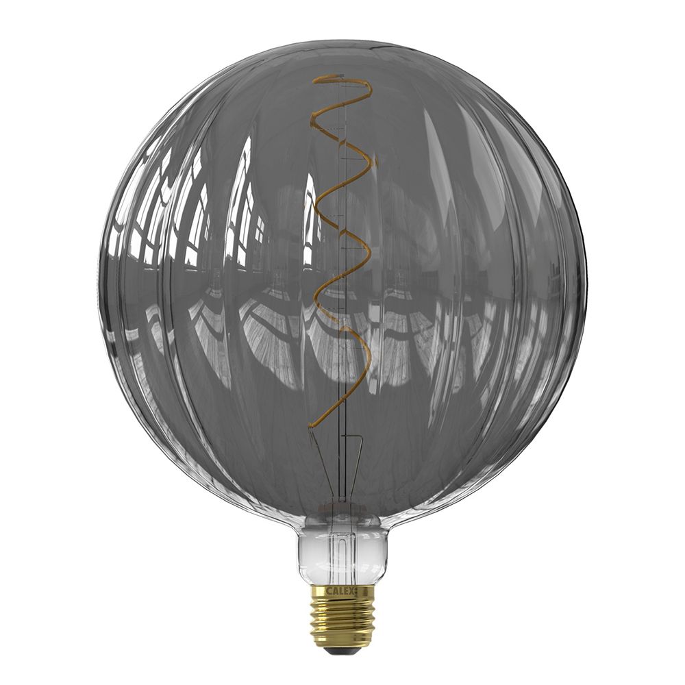 Calex Dijon Smokey LED Pulse G200 E27 4W 40lm 2200K dimbaar