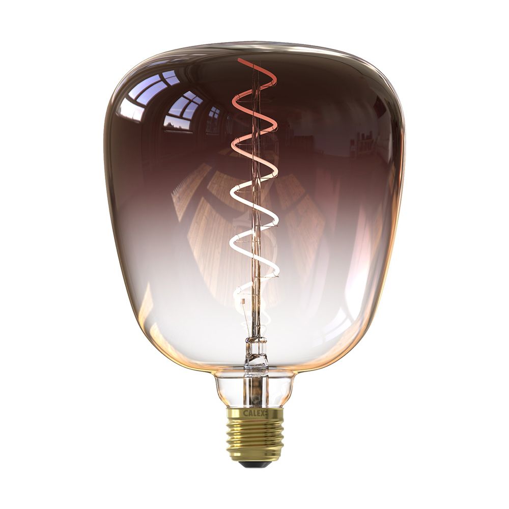 Calex Kiruna Marron Gradient LED Colors E27 5W 130lm 1800K dimbaar