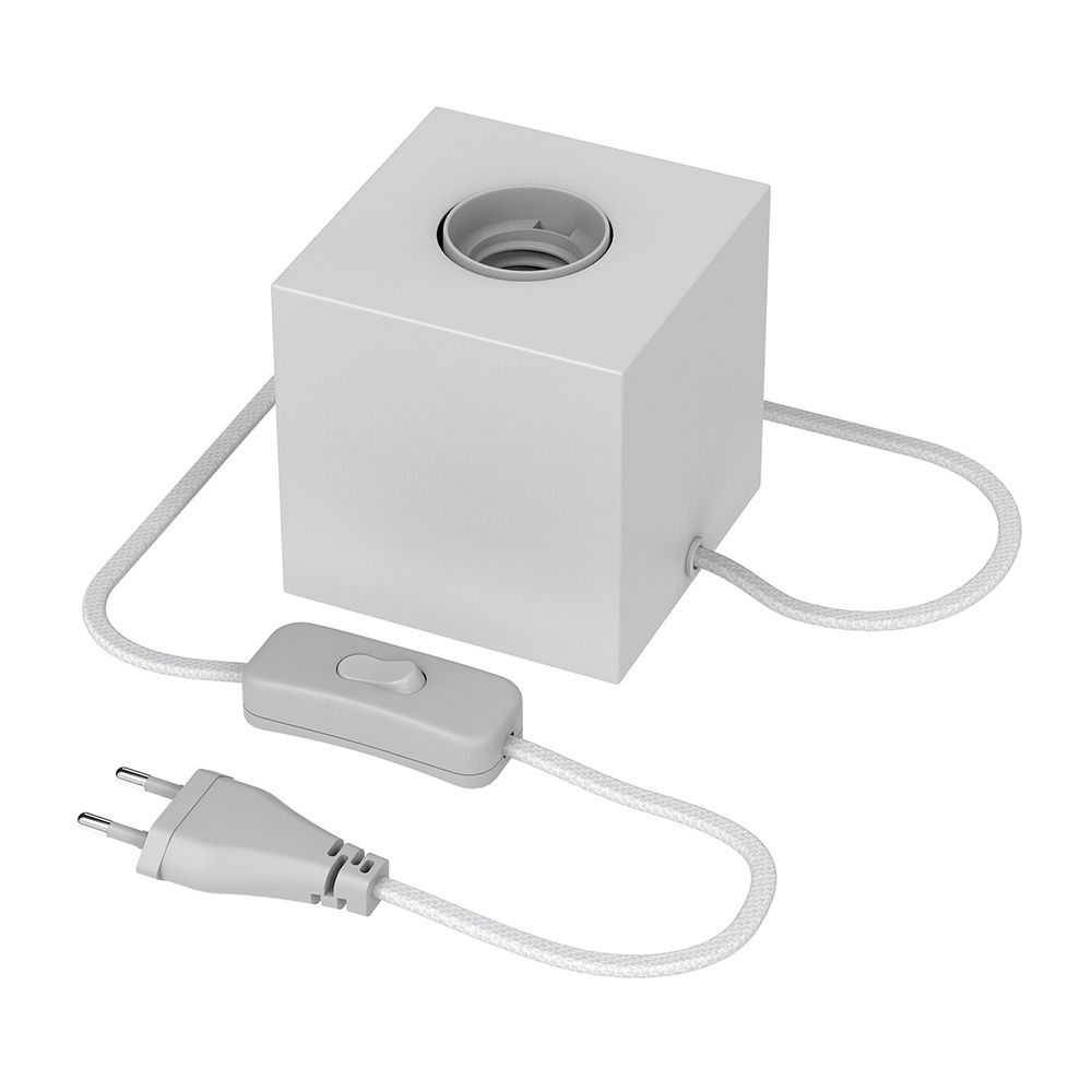Calex tafelarmatuur E27 met schakelaar max 40W mat wit