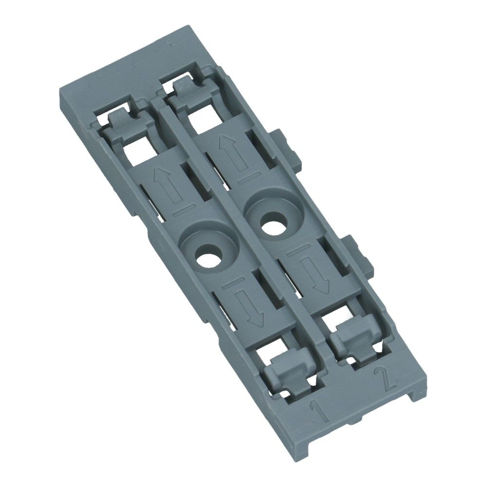 WAGO Bevestigingsadapter doorvoerconnector 2-voudig schroefbevestiging - 5 stuks