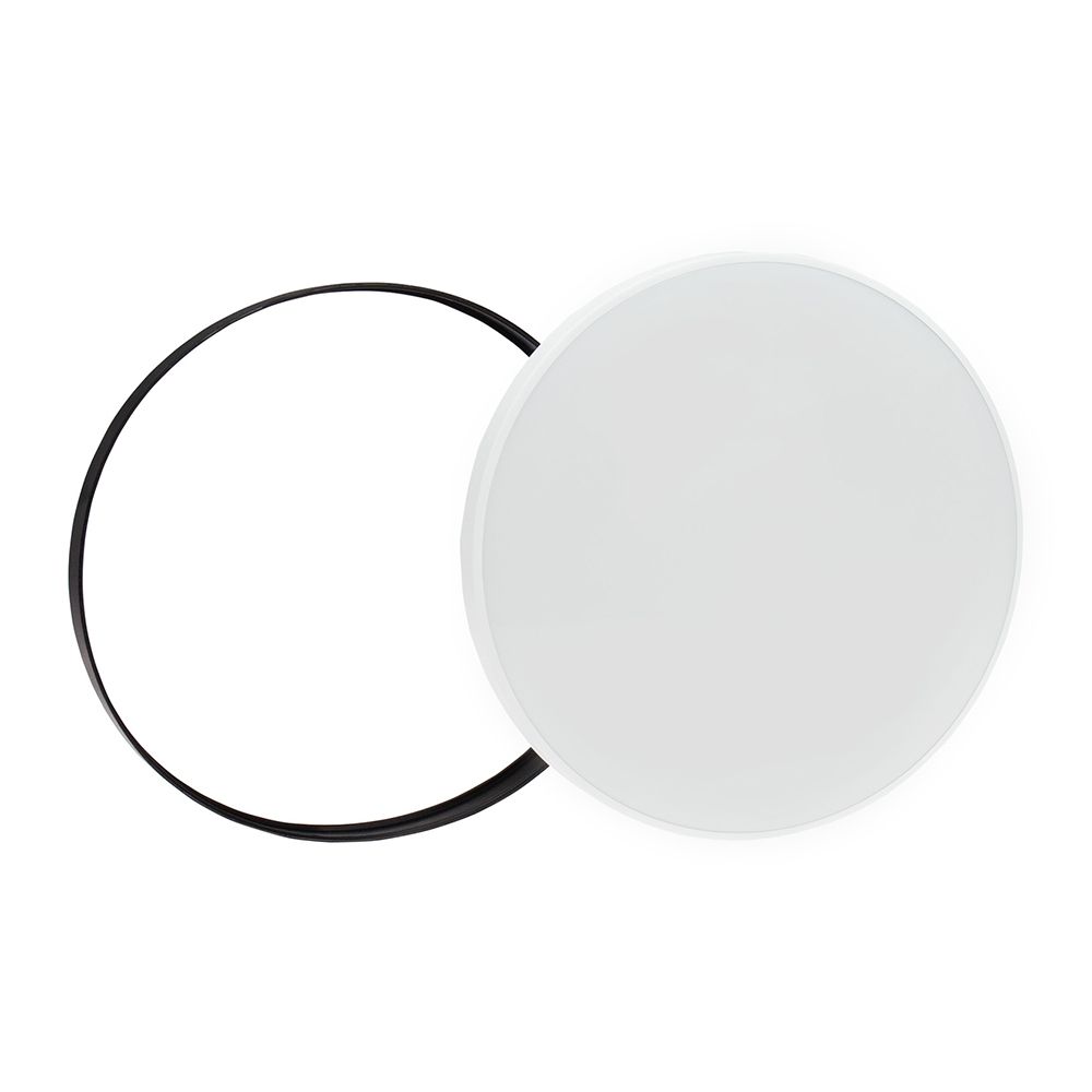 LED plafondlamp IP54 32W 3380lm 3000K incl. zwarte omranding 380mm