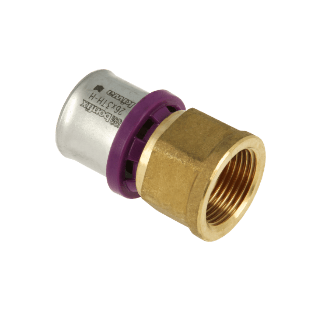 BONFIX Alu-pers schroefbus 3/4" bi.dr. x 26 mm