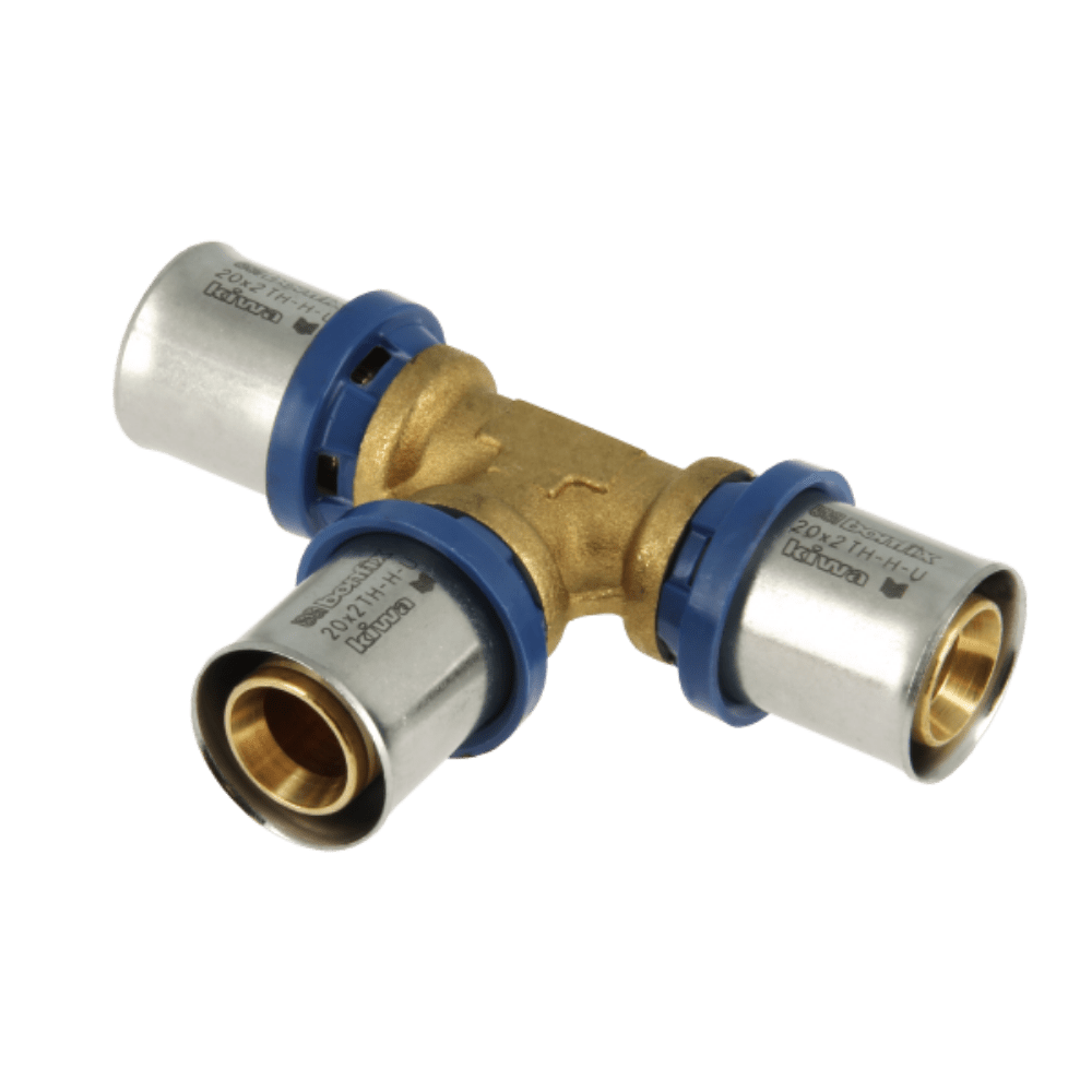 BONFIX Alu-pers T-stuk 20 x 20 x 20 mm