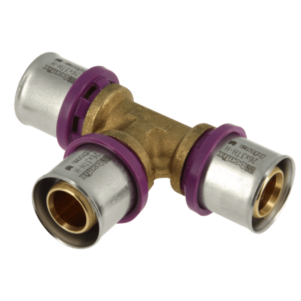 BONFIX Alu-pers T-stuk 26 x 26 x 26 mm