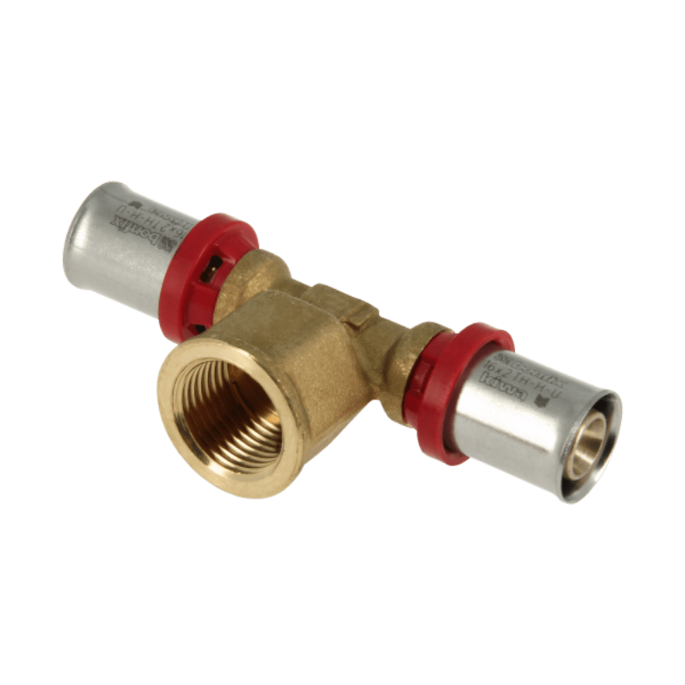 BONFIX Alu-pers T-stuk 16 x 1/2" bi.dr. x 16 mm