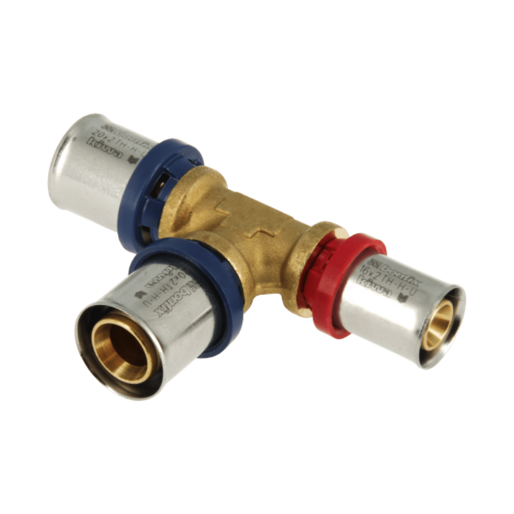 BONFIX Alu-pers verloop T-stuk 20 x 20 x 16 mm