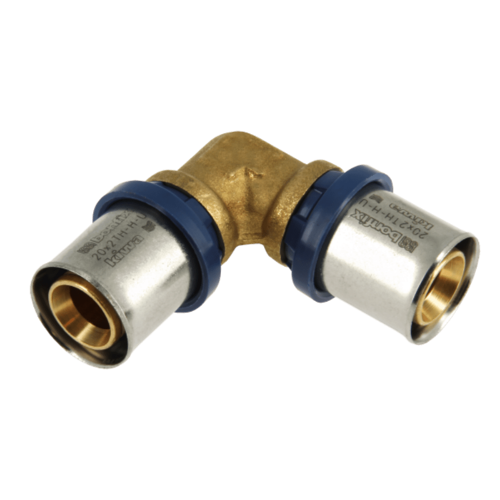 BONFIX Alu-pers kniekoppeling 20 x 20 mm