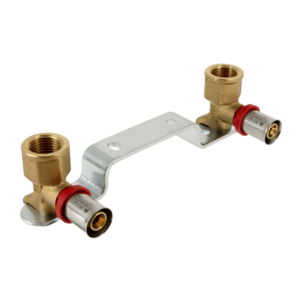 BONFIX Alu-pers muurplaatbeugel 1/2" bi.dr. x 16 mm