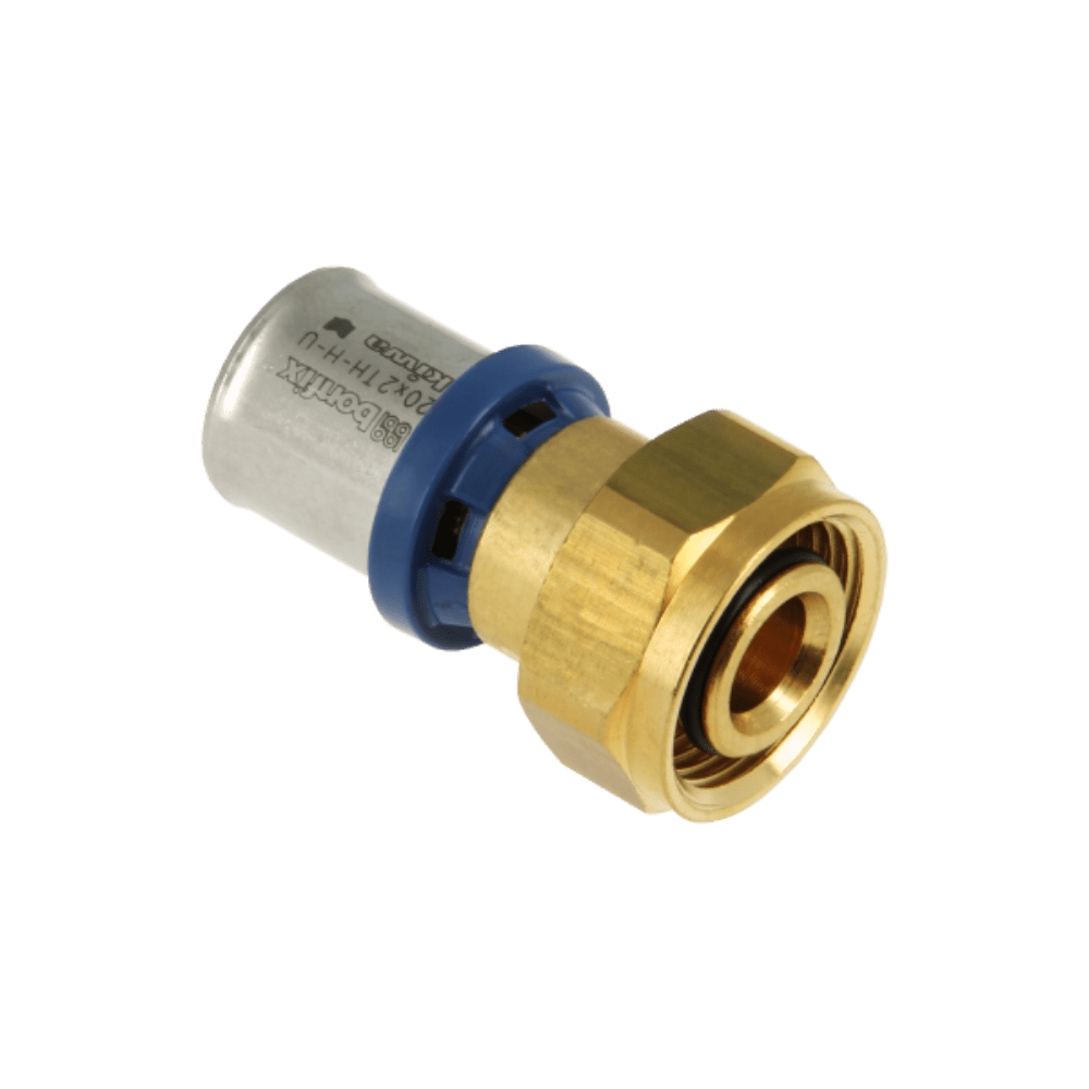 BONFIX Alu-pers 2-delige koppeling met moer 1/2" bi. x 20 mm