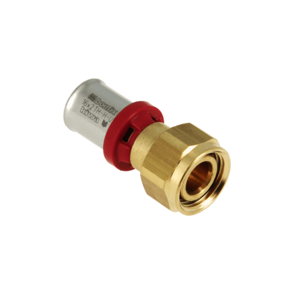 BONFIX Alu-pers 2-delige koppeling met moer 3/4" bi. x 16 mm