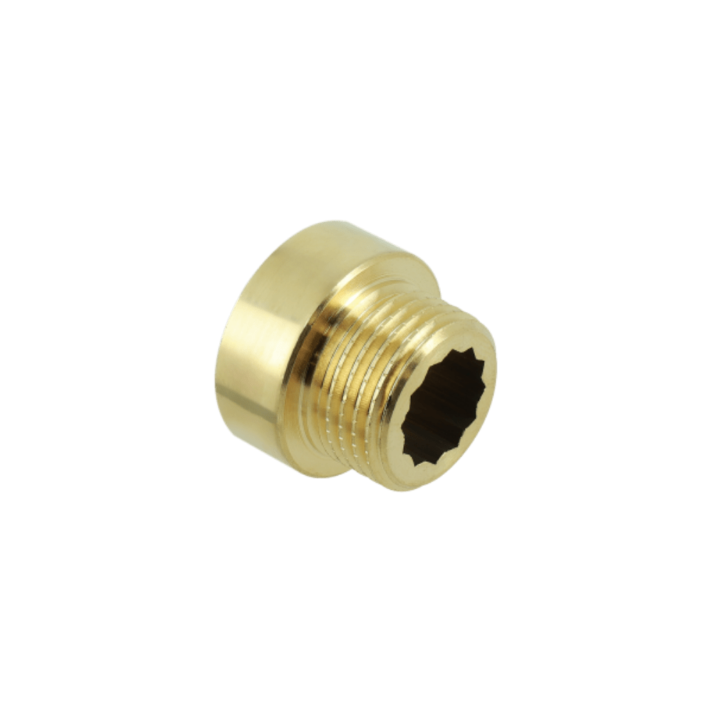 BONFIX Draad messing kraanverlengstuk 1/2" L=10mm