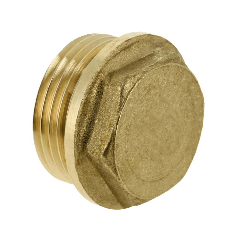 BONFIX Draad messing plug met zeskant 3/4" bu.dr.