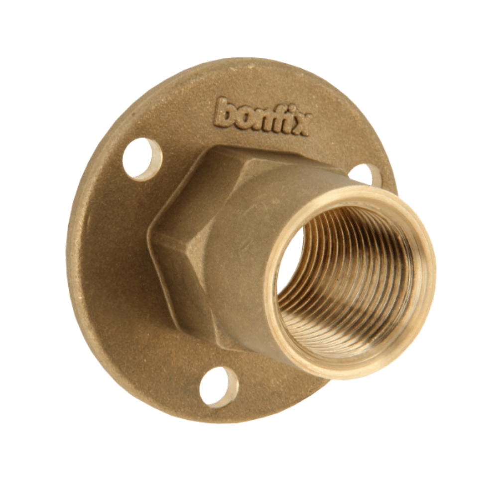BONFIX Draad messing zolderplaat 1/2" bi.dr.