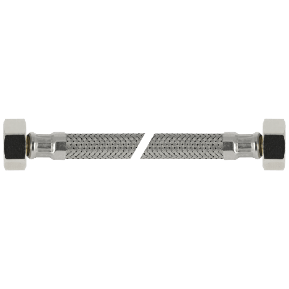 BONFIX RVS flex. aansluitleiding 35cm 3/8" bi. x 3/8" bi.
