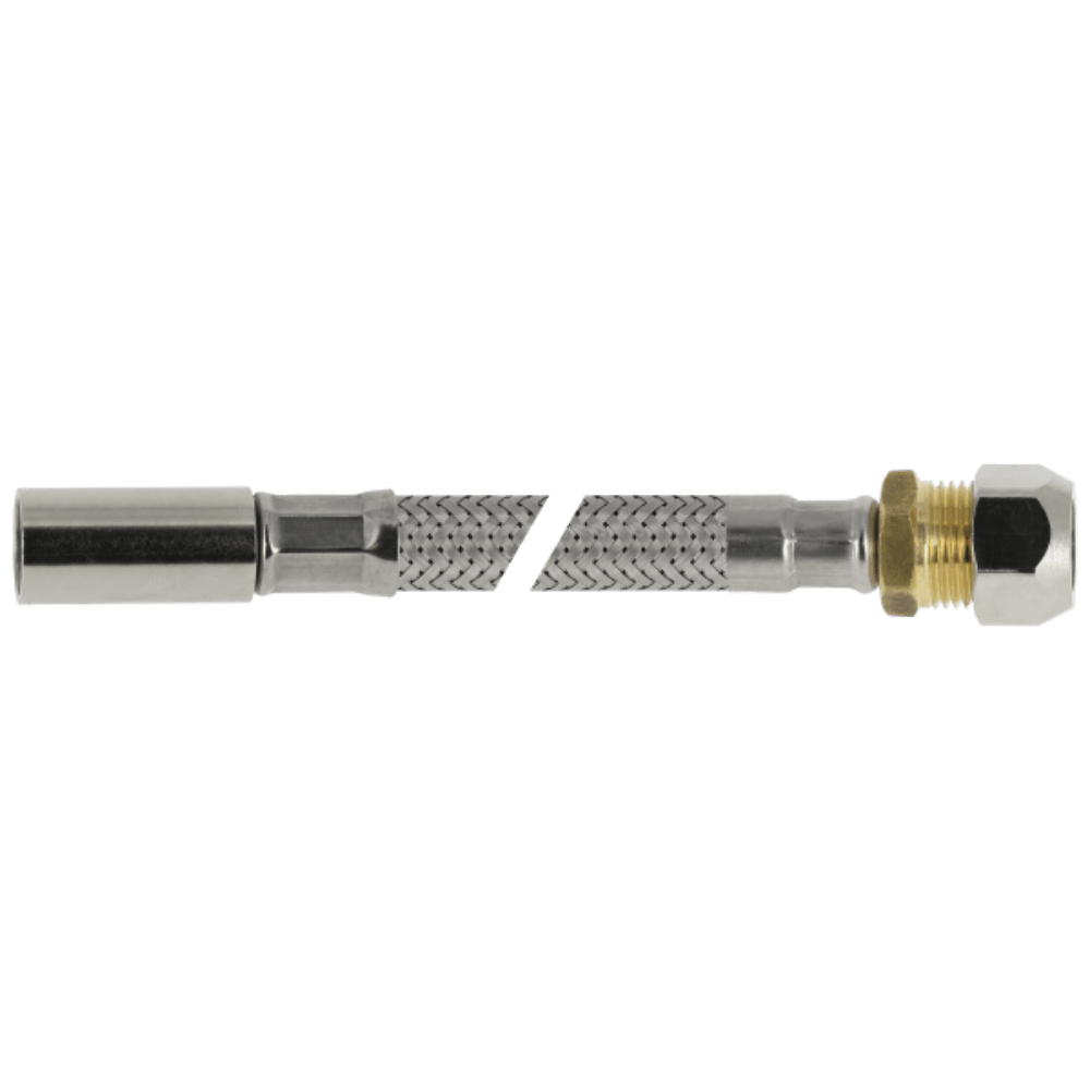 BONFIX RVS flex. aansluitleiding 35cm 10mm instk x12 knel