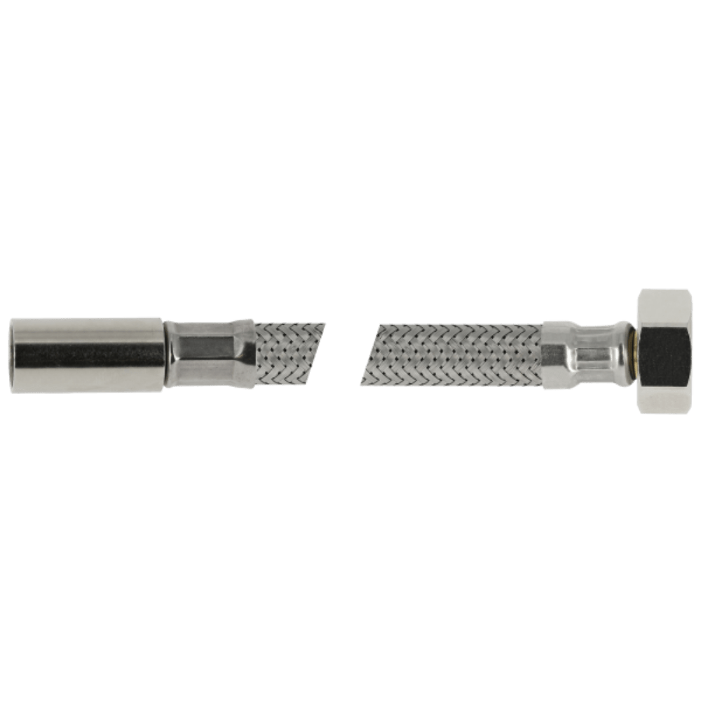 BONFIX RVS flex. aansluitleiding 50cm 15mm instk x 3/8bi.