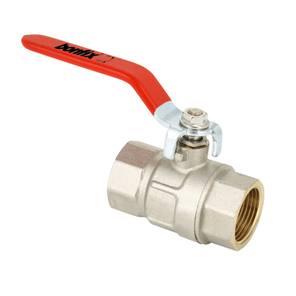 BONFIX Kogelkraan 3/8" bi.dr. x 3/8" bi.dr. + rode hendel