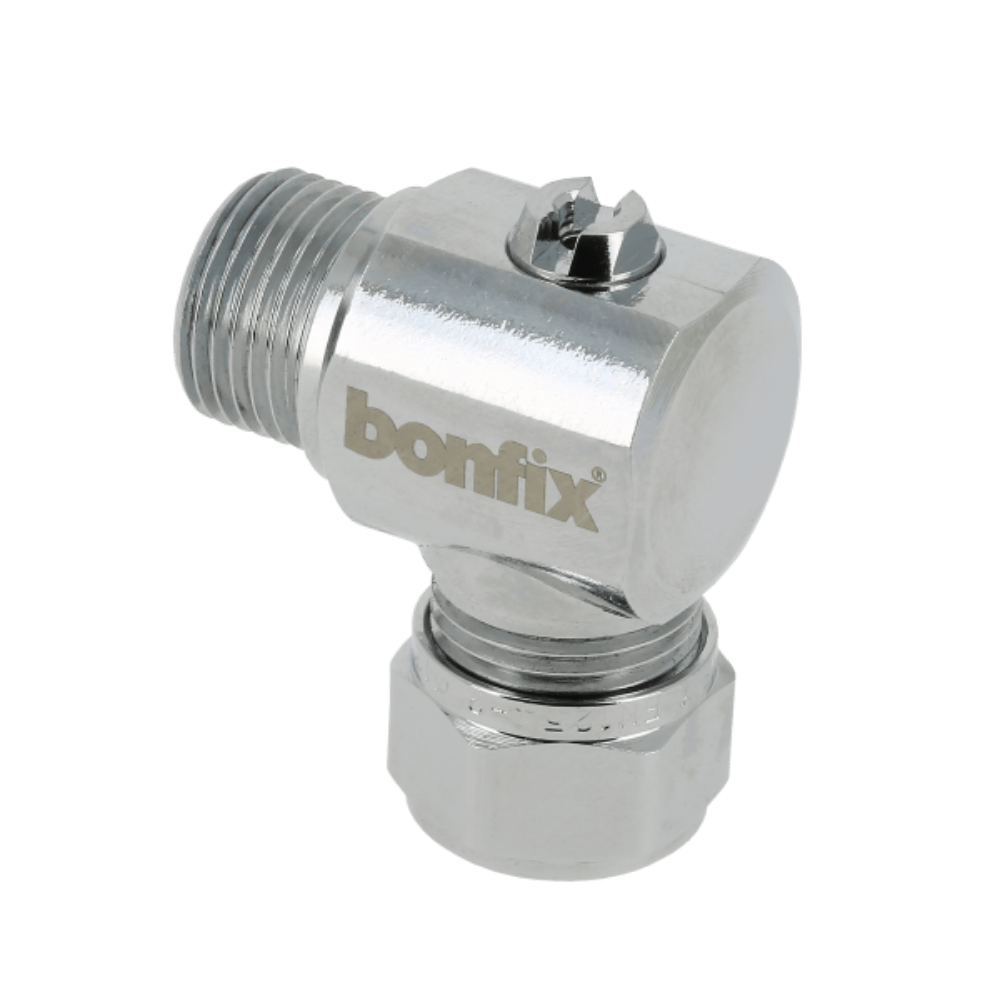 BONFIX Kogelstopkraan haaks knel 3/8 x 12 (schroevendraaier)
