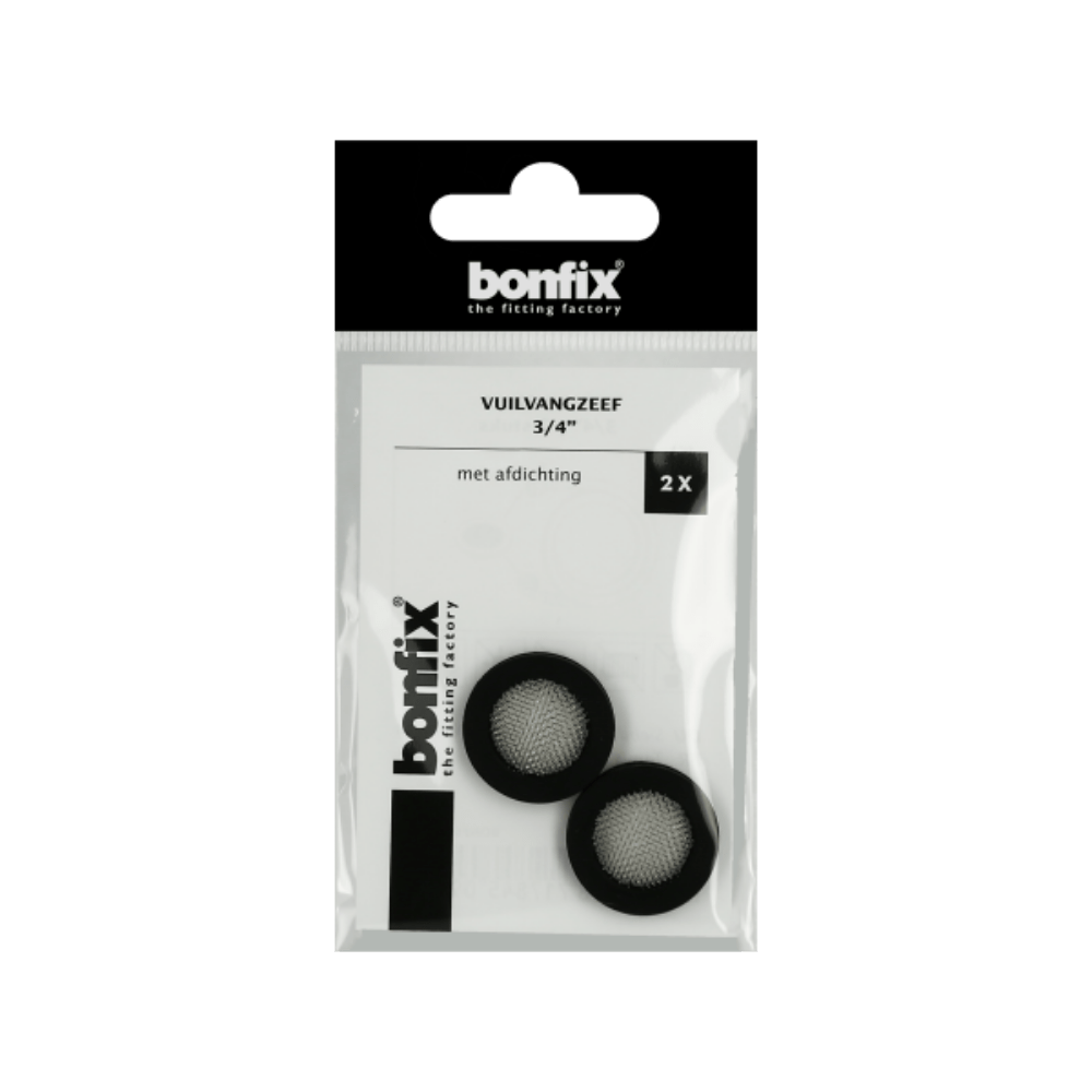 BONFIX Vuilvangzeef 3/4" met afdichting 2 stuks