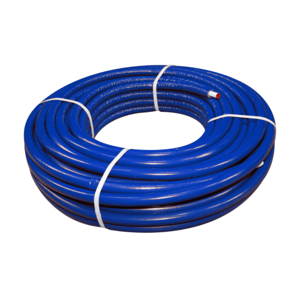 BONFIX Alu-pers systeembuis + 6 mm iso blauw 20 x 2,0 rol 50 meter