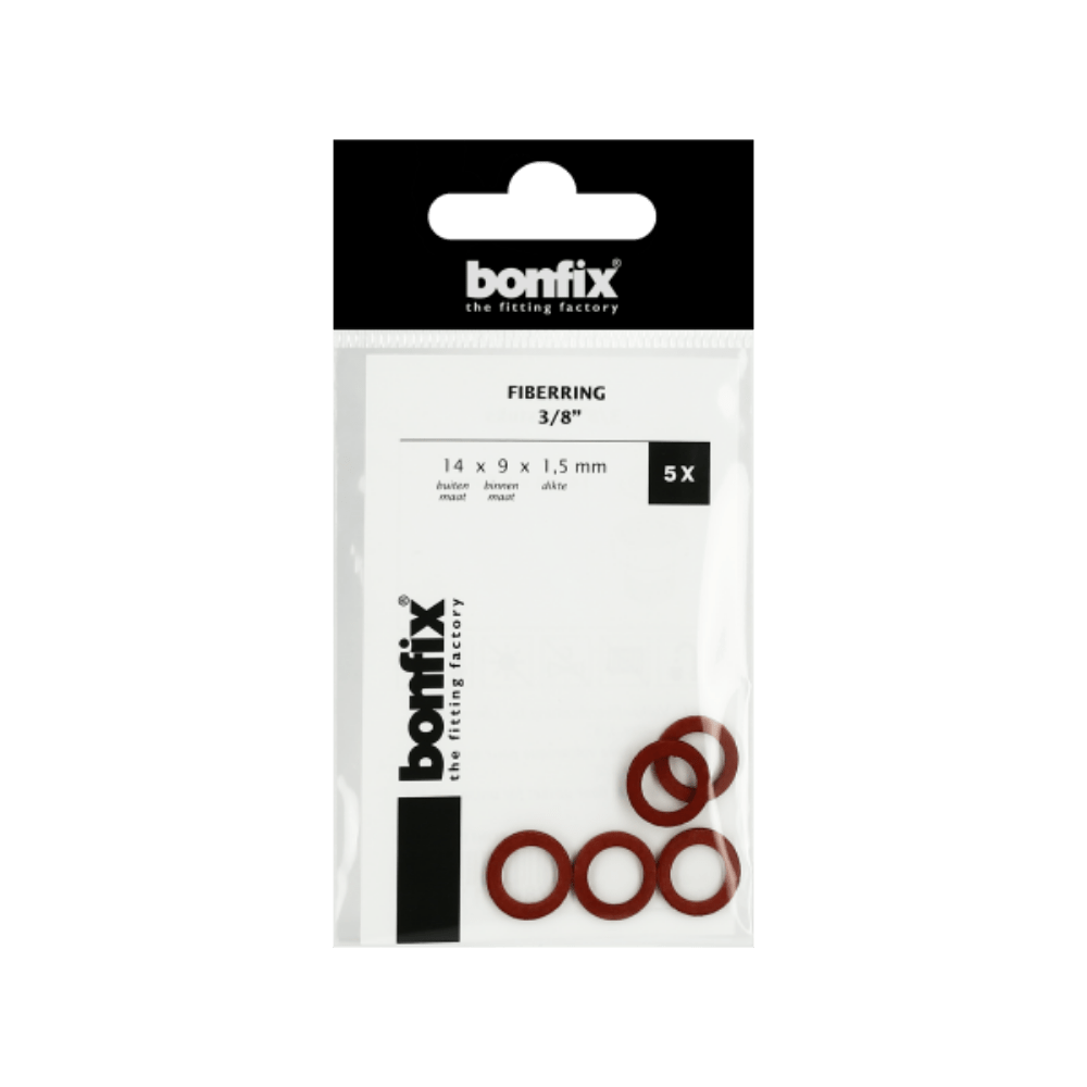BONFIX Fiberring 3/8" (14 x 9 x 1,5 mm) 5 stuks