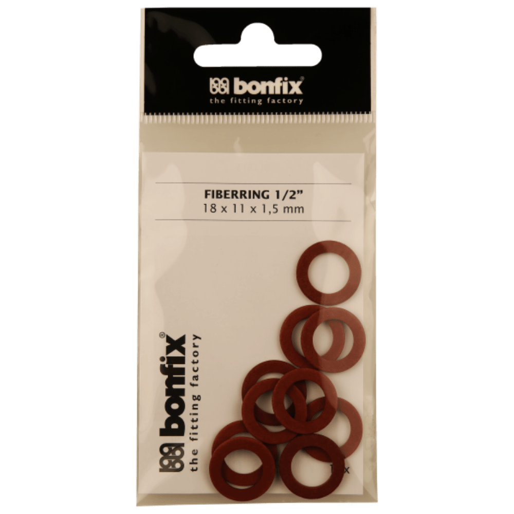 BONFIX Fiberring 1/2" (18 x 11 x 1,5 mm) 10 stuks