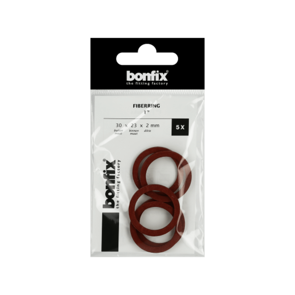 BONFIX Fiberring 1" (30 x 23 x 2 mm) 5 stuks