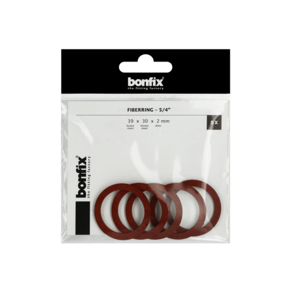 BONFIX Fiberring 5/4" (39 x 30 x 2 mm) 5 stuks