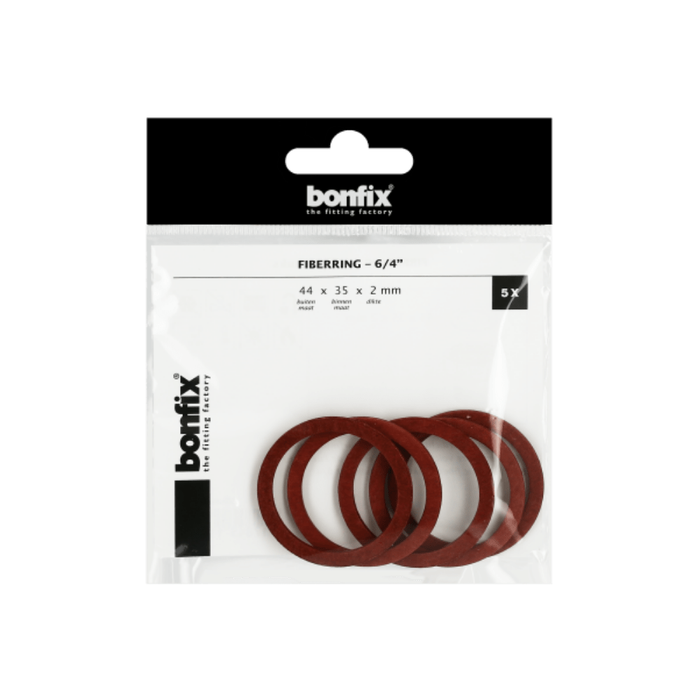 BONFIX Fiberring 6/4" (44 x 35 x 2 mm) 5 stuks