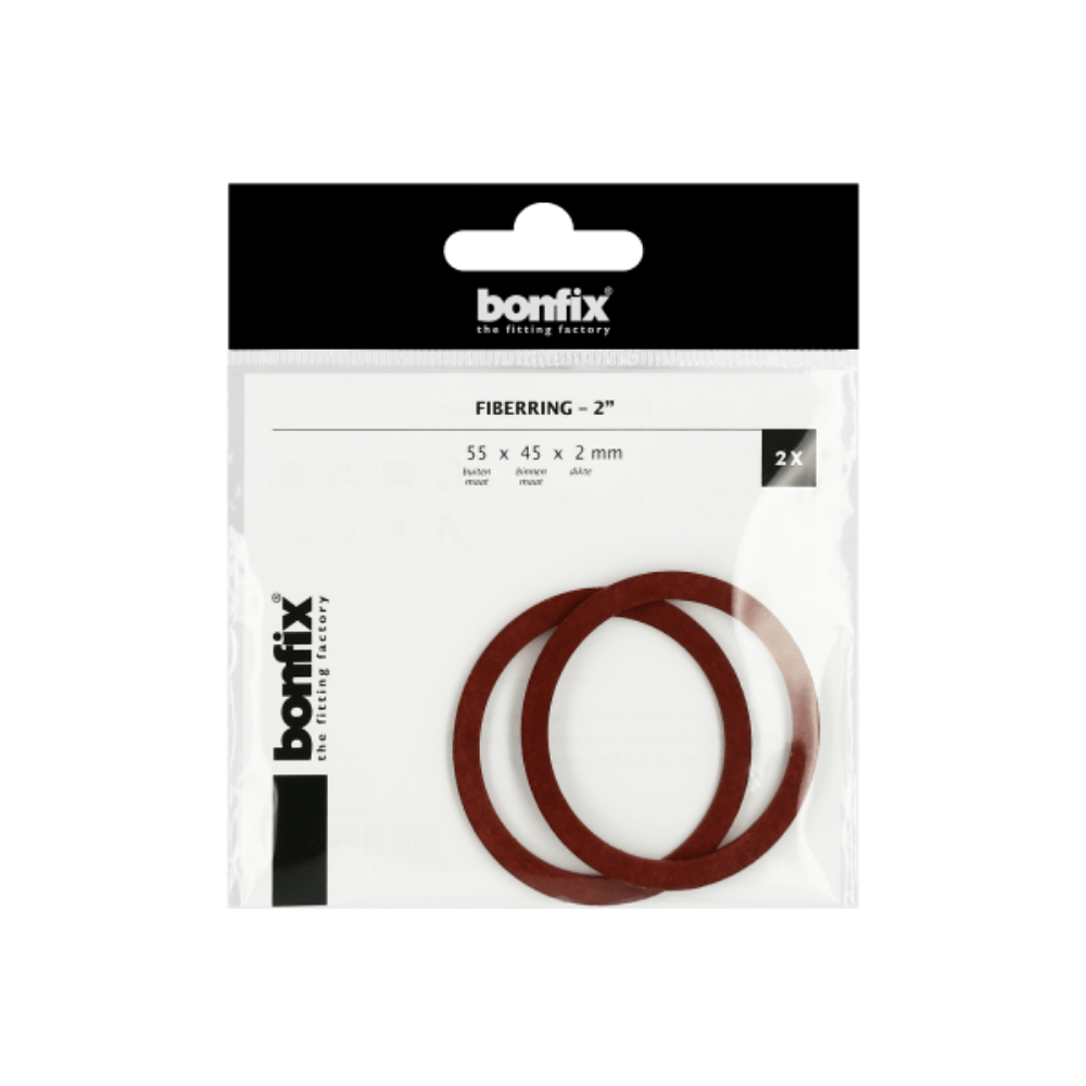 BONFIX Fiberring 2" (55 x 45 x 2 mm) 2 stuks