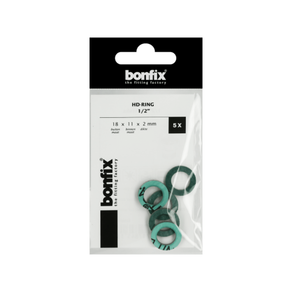 BONFIX HD-ring 1/2" (18 x 11 x 2mm)5st