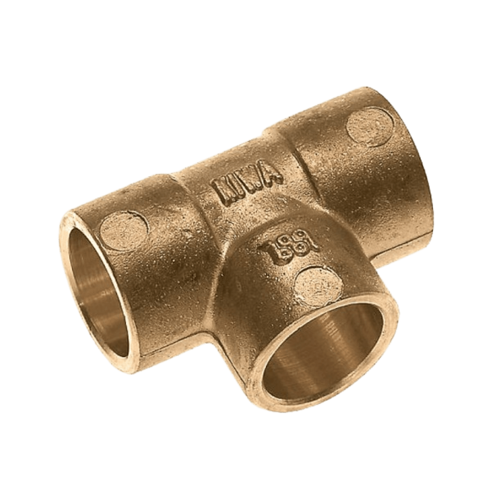 BONFIX Soldeer messing T-stuk 22 x 22 x 22 mm
