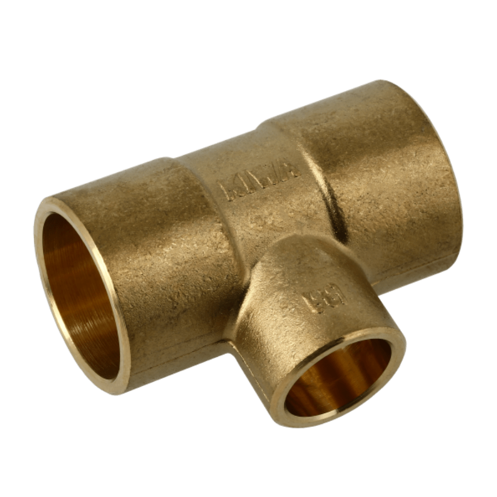 BONFIX Soldeer messing T-stuk 15 x 15 x 12 mm